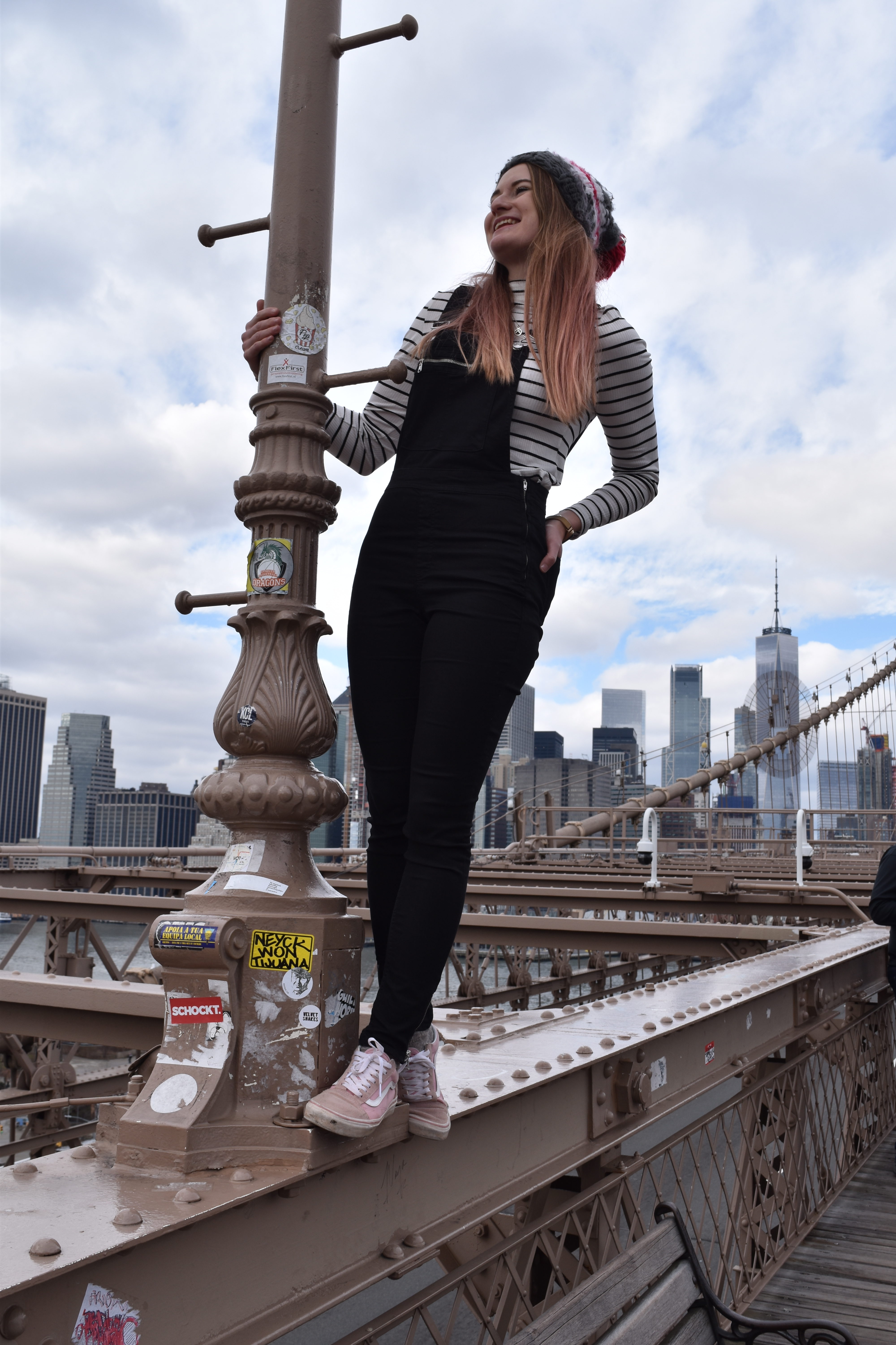 Standing Brooklyn Bridge